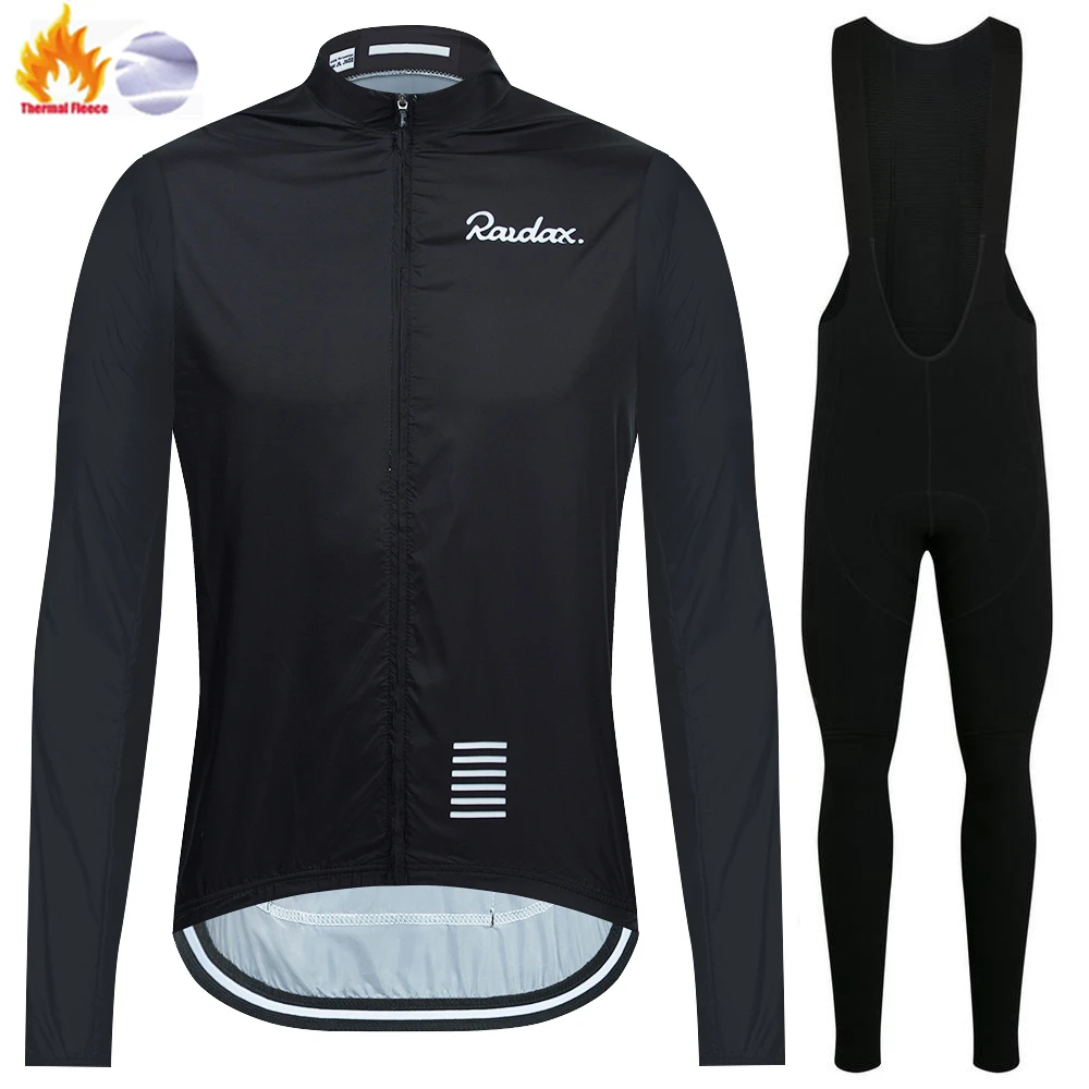 Cycling Gear Jersey - Raudax Autumn and Winter Windproof Fleece
