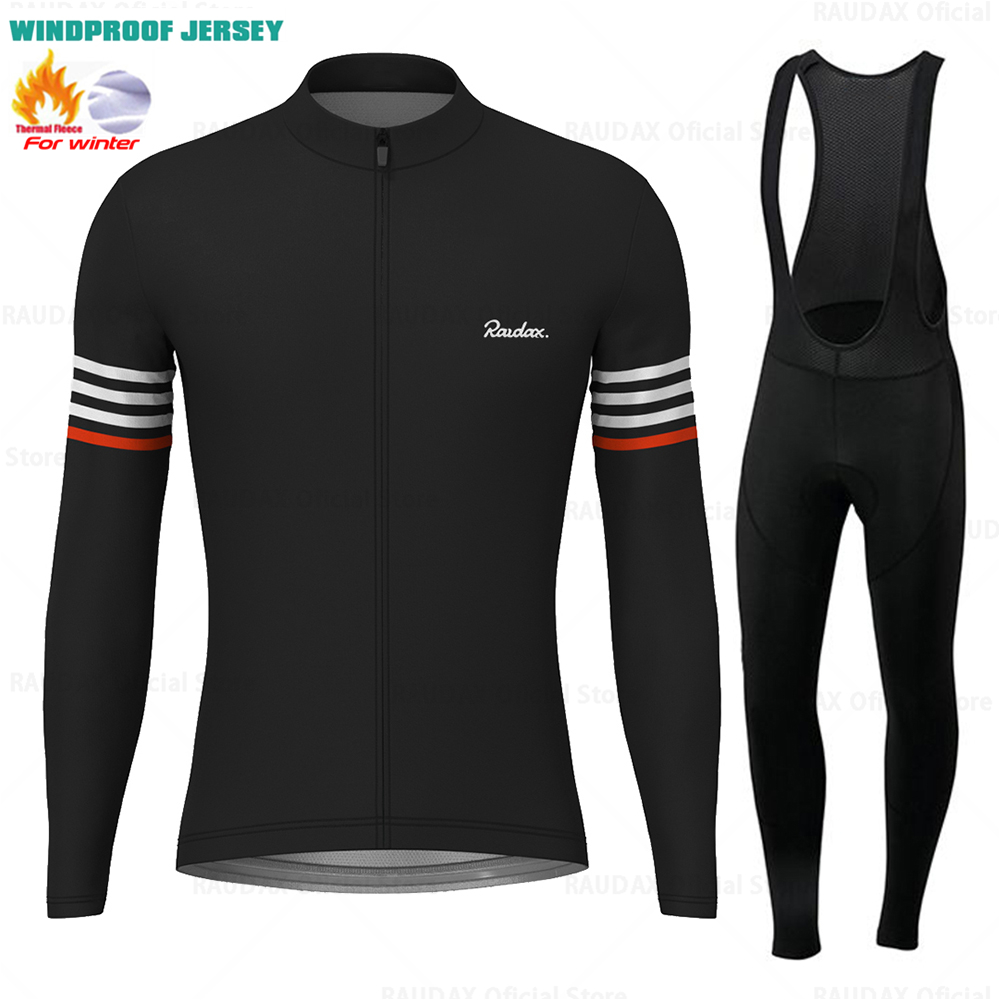 Raudax Winter Windproof Fleece - Cycling Gear Jersey 评论和价格