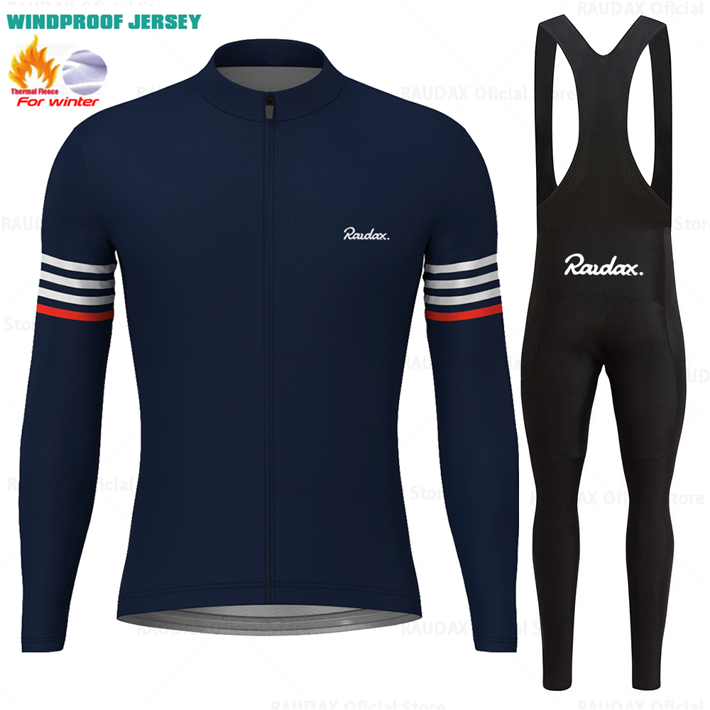 Raudax Winter Windproof Fleece - Cycling Gear Jersey 评论和价格